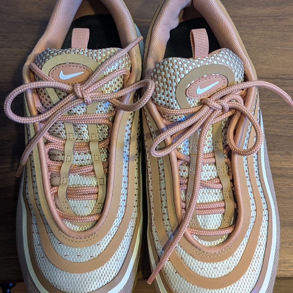 Nike Pink and Tan Sneakers